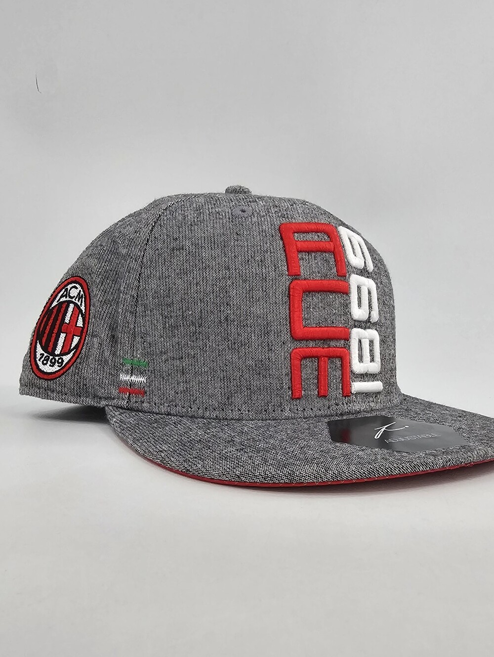 AC Milan 1899 Serie A Soccer Team Fi Collection Snapback Men's Cap
